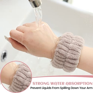 OROGHT Wrist Bands for Skincare - Absorbent & Stylish