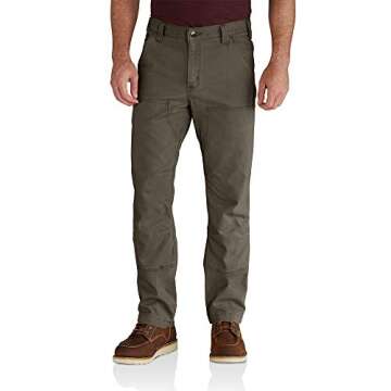 Carhartt Men's Rugged Flex Relaxed Fit Double-Front Utility Pants - Durable & Stylish Workwear