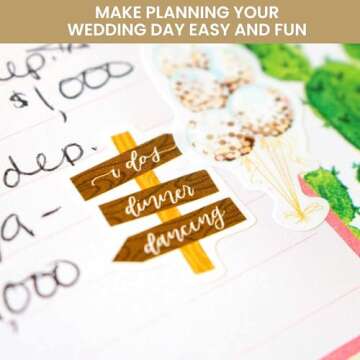 Bloom Wedding Planning Stickers - 390+ Hand-Drawn Designs