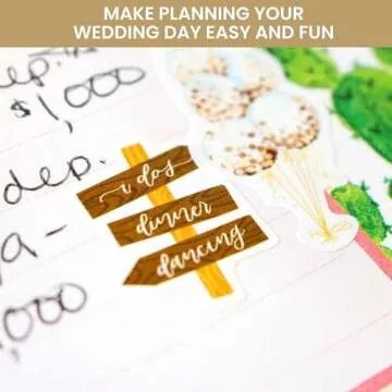 Bloom Wedding Planning Stickers - 390+ Hand-Drawn Designs