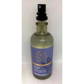 Bath and Body Works Aromatherapy Pillow Mist with Natural Essential Oils (Sleep, Lavender + Vanilla)