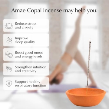 Premium Mayan White Copal Incense Sticks from México