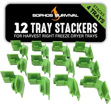 Tray Stackers for Harvest Right Freeze Dryer – 12 Pc Set