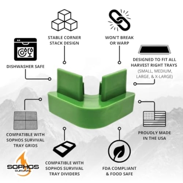 Tray Stackers for Harvest Right Freeze Dryer – 12 Pc Set