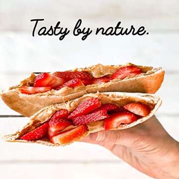 HomePlate Peanut Butter's Crunchy No Stir Gluten-Free Peanut Butter Spread Pack of 3 jars 16 Ounce Jar