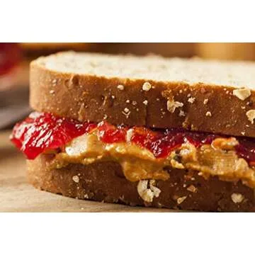 HomePlate Peanut Butter's Crunchy No Stir Gluten-Free Peanut Butter Spread Pack of 3 jars 16 Ounce Jar