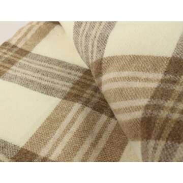 Elegant Biddy Murphy 100% Wool Blanket from Ireland