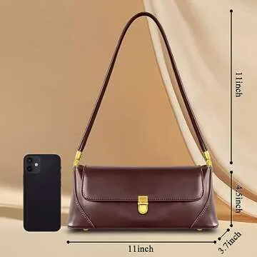 Chic CUIAB Brown Shoulder Bag for Versatile Style and Functionality