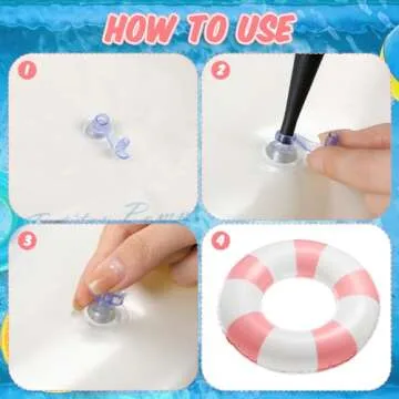 Arrowbash 2 Pcs 2 Pcs Jumbo Inflatable Pool Float 47.24 Inch Floaties Tubes Classic Striped Pool Rings for Adult Inflatable Inner Tube for Swimming Beach