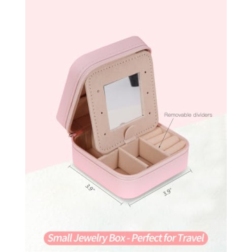 Uygafly Jewelry Organizer for Kids - Cute Personalized Travel Case