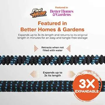 Flexi Hose: Expandable & No-Kink Garden Hose 50 ft