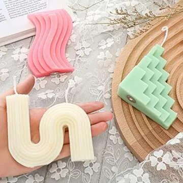 Coume Aesthetic Candles - Trendy Decorative Soy Wax Set