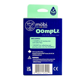 MOBI OOMPLZ Bath Toy Set for Toddlers | Safe Silicone Cups