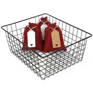 Tapleap Burlap Red Bags with Drawstring, 5x7 Burlap Favor Sack (Lot of 30) for Wrapping Kids Class St Patrick's Day Favors or Gifts, Birthday, Wedding, Party or DIY