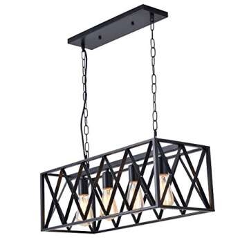 ISRAMP Pendant Lighting - Industrial Modern Chandelier