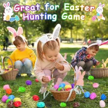 Enrosa Easter Basket Stuffers, 12 Pack Butter Slime Kit Easter Eggs Toys for Kids, Easter Egg Filler...