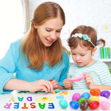 Enrosa Easter Basket Stuffers, 12 Pack Butter Slime Kit Easter Eggs Toys for Kids, Easter Egg Fillers, Slime Easter Eggs, for Easter Egg Hunt, Easter Basket Fillers Party Favors