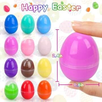 Enrosa Easter Basket Stuffers, 12 Pack Butter Slime Kit Easter Eggs Toys for Kids, Easter Egg Fillers, Slime Easter Eggs, for Easter Egg Hunt, Easter Basket Fillers Party Favors