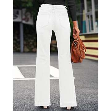 GRAPENT Women's High Waisted Wide Leg Pants Womens Pants for Work Business Casual Stretch Bootcut 70...