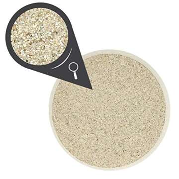 (5 Pounds) Natural Decorative Real Sand - Beige - for use in Crafts, Decor, Vase Filler, Aquariums a...