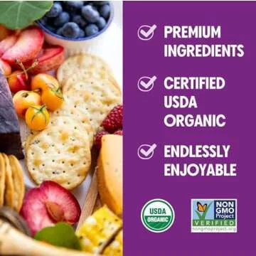 Milton's Craft Bakers Organic Multi-Grain Crackers, Great Snack