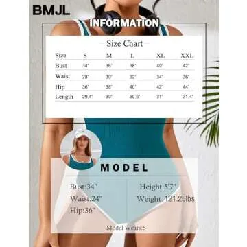 BMJL Women's One Piece Swimsuit Sports Adjustable Strap Bathing Suit Color Block Ribbed High Cut Swimsuits(S,Dark Green Blue)