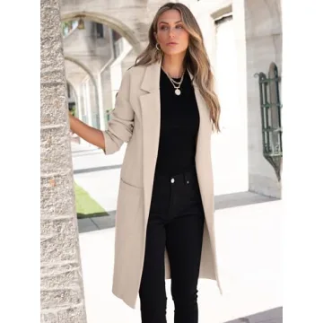 ANRABESS Cardigan Sweater Blazer for Women - Fall 2024