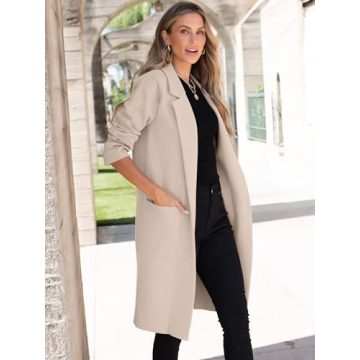ANRABESS Cardigan Sweater Blazer for Women - Fall 2024