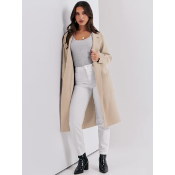 ANRABESS Cardigan Sweater Blazer for Women - Fall 2024