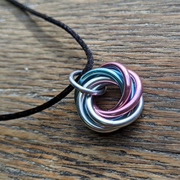 Möbii Multicolor Fidget Infinity Loop Pendant Jewelry for All
