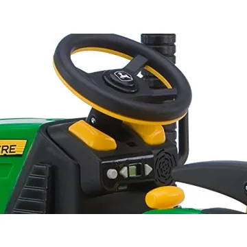 Fun Peg Perego John Deere Tractor with Trailer Ride On for Kids