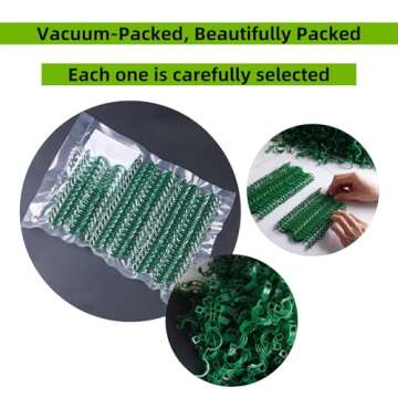 CIQIYO 100 Pcs Durable Plant Support Clips for Gardening