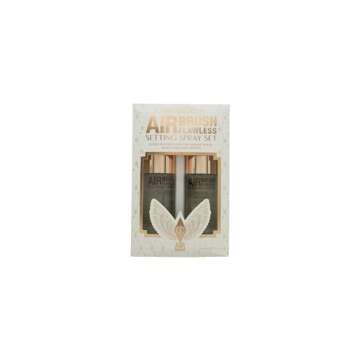 Charlotte Tilbury Setting Spray Duo Airbrush Flawless, Travel Size Gift Set::Original & White Tea of Bali Scented, Clear