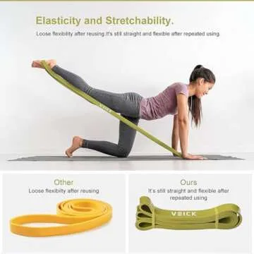 VEICK Resistance Bands for All Fitness Levels - Durable & Versatile