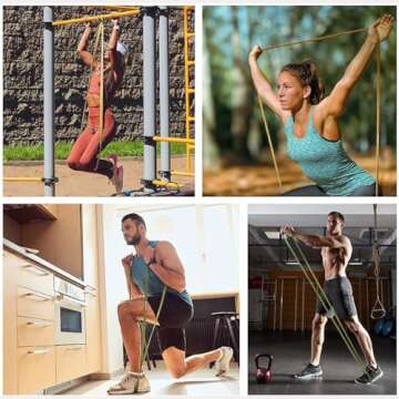 VEICK Resistance Bands for All Fitness Levels - Durable & Versatile
