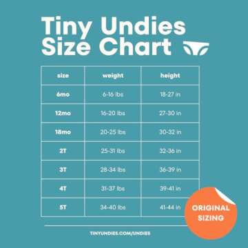 Tiny Undies Small Baby Underwear - Soft, Eco-friendly & Comfy