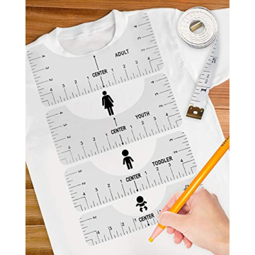 Mildsun T-Shirt Ruler Tool for Perfect Design Alignment