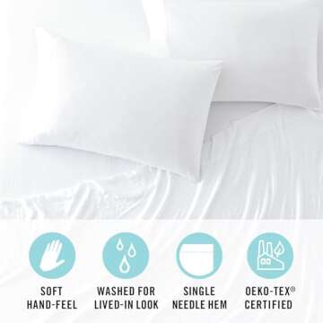 Martha Stewart Ultra Soft Microfiber Sheet Set - Cozy Comfort