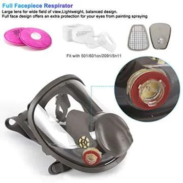 Anpty Full Face Respirator Mask for Safe Painting & Welding