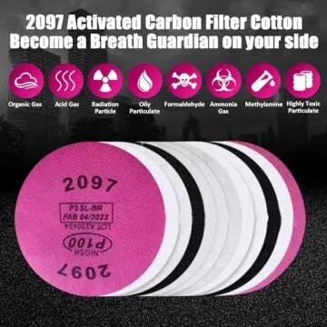 Anpty Full Face Respirator Mask for Safe Painting & Welding