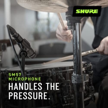 Shure SM57 Pro Dynamic XLR Microphone for Professionals