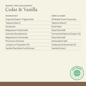 Each & Every Natural Deodorant | 24-Hour Odor Control