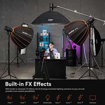 Godox SL150W III Ultra Silent LED Light with FX Effects