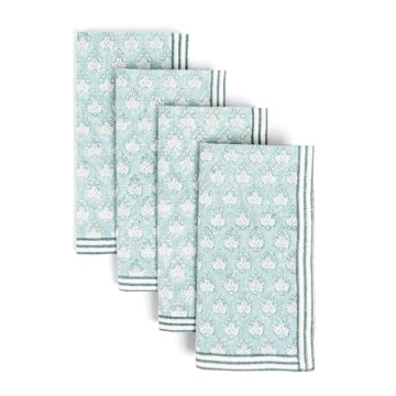 Over&Back Hand-Blocked Cotton Napkins for Any Occasion