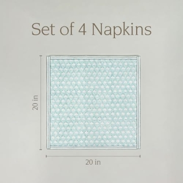 Over&Back Hand-Blocked Cotton Napkins for Any Occasion