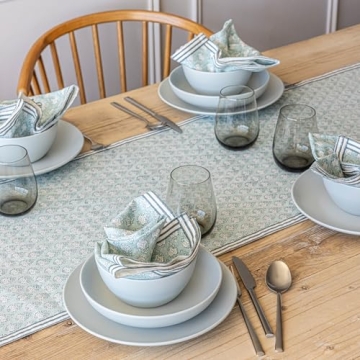 Over&Back Hand-Blocked Cotton Napkins for Any Occasion