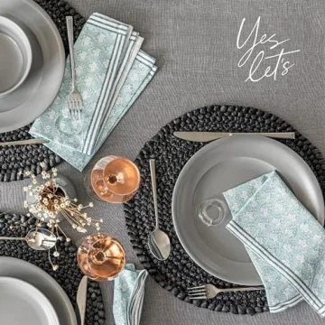 Over&Back Hand-Blocked Cotton Napkins for Any Occasion