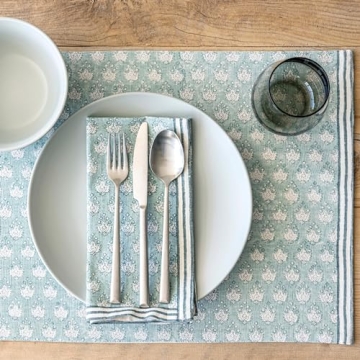 Over&Back Hand-Blocked Cotton Napkins for Any Occasion