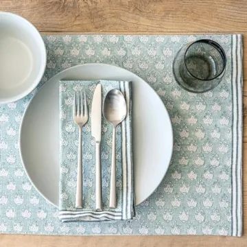 Over&Back Hand-Blocked Cotton Napkins for Any Occasion