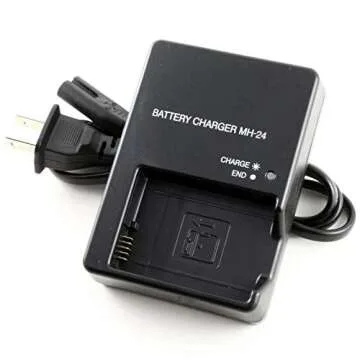 Compact MH-24 Nikon Charger for EN-EL14A Batteries